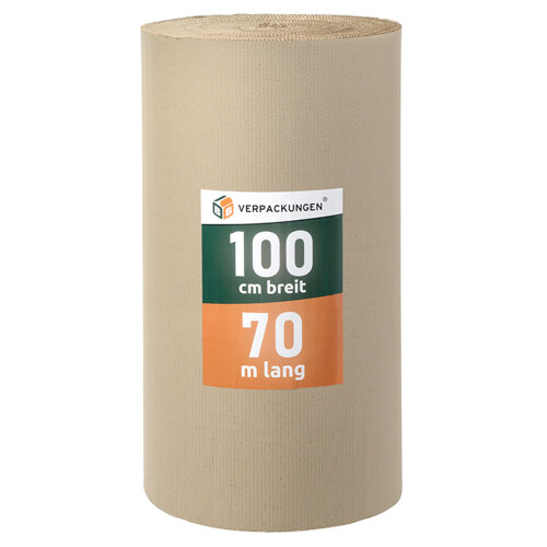 Rollenwellpappe 100 cm x 70 m