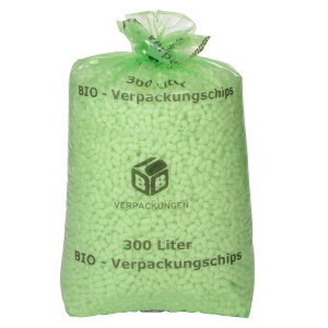 Grüne Bio-Verpackungschips 300 Liter "BIG"