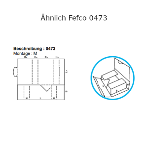 Tassenverpackung 1er 185 x 80 x 120 mm