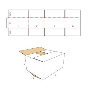 Faltkarton 580 x 290 x 150 mm Qual. 1.3 C
