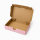 Klappdeckelschachtel 232 x 154 x 41 mm pink  Qual. 1.3 E