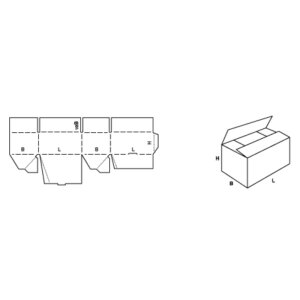 Automatikbodenkarton, 335 x 335 x 400 mm, Qual. 1.20 B,...