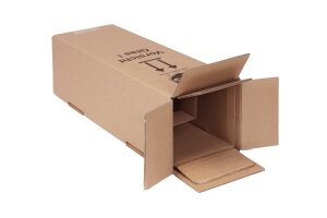 Flaschenversandkarton 1er mit PTZ-Zulassung DHL und UPS