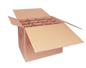 Flaschenversandkarton 12er mit PTZ-Zulassung DHL und UPS