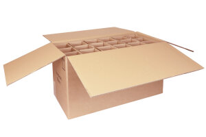 Flaschenversandkarton 18er mit PTZ-Zulassung DHL und UPS